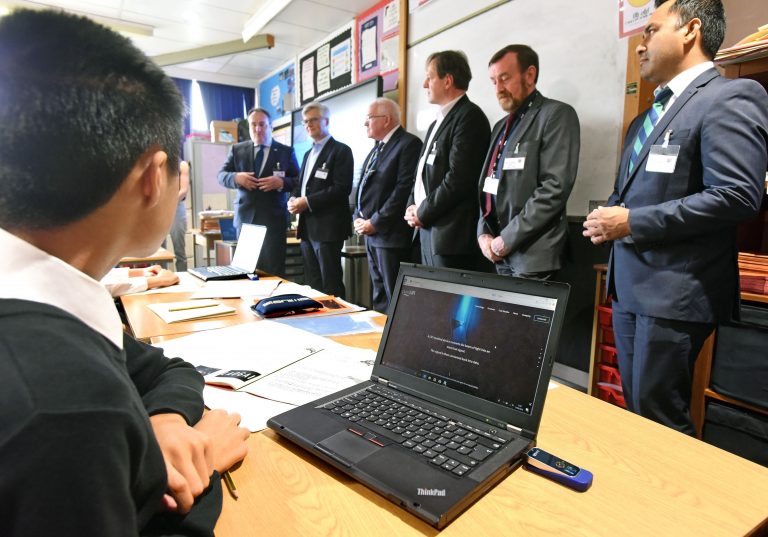 LiFi pureLiFi Kyle Academy School South Ayrshire